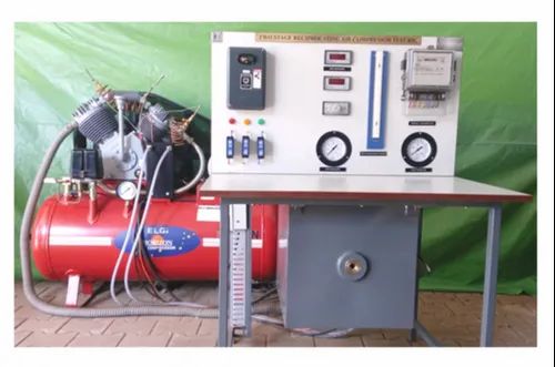 Digital 10 Kg/Cm Square Air Compressor Test Rig, Packaging Type: STANDARD PACKING, Model Name/Number: He-13