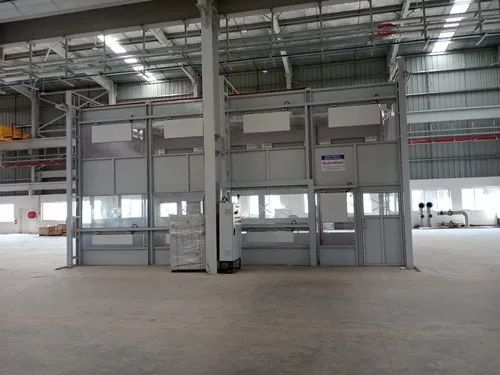 Downdraft Dry Type Paint Booth, Electric, Automation Grade: Automatic