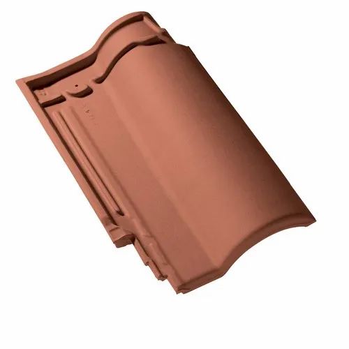 Profile BMI Monier Natural Red Monier Flexa - Imported Clay Roof Tile, Dimensions: 44.7 X 26.3 Cm