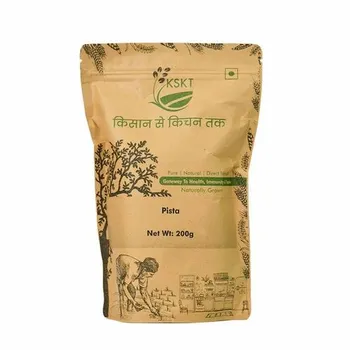 KSKT Organic Pistachio Pista, Quantity: 200 Gm