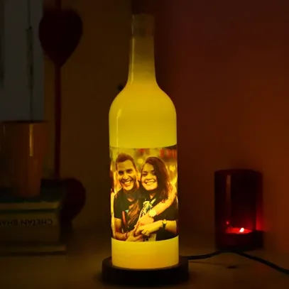 Send Personalised Bottle Lamp online.