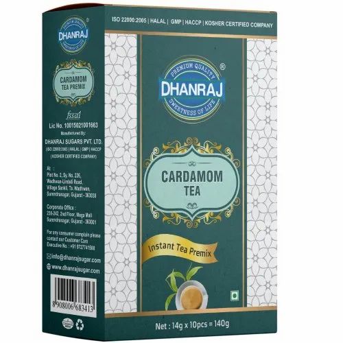 DHANRAJ Cardmom Tea Premix, Powder, Packaging Size: 140 G