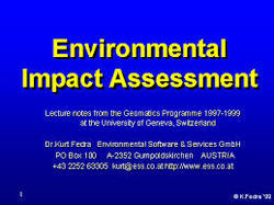 Environmental Impact Assessment Service