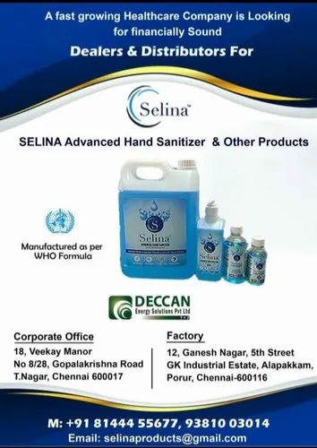 Selina Advanced Hand Sanitizer 5 Litre