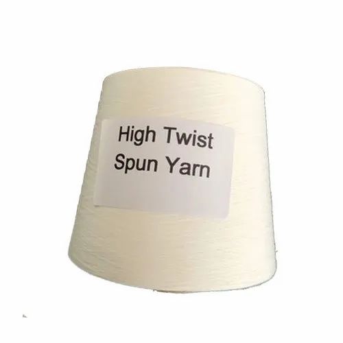 Semi-Dull Polyester High Twist Spun Yarn for Weaving