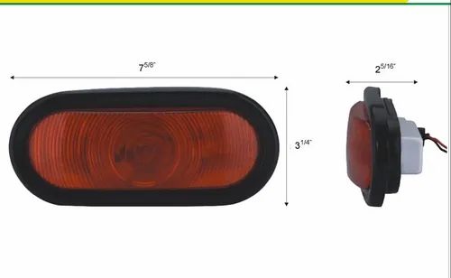 Oval Stop And Tail Lamp