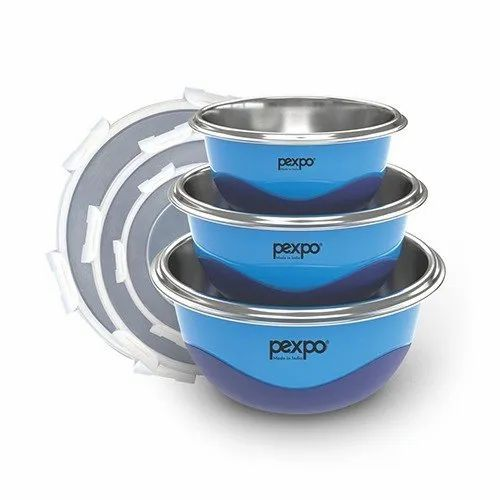 Stainless Steel Microwave Safe Bowl Set