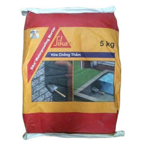 Chemical Grade Powder Sika Waterproofing Motar, Packaging Size: 5 Kg