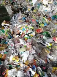 Loosely Packed Loose Plastic Waste Material