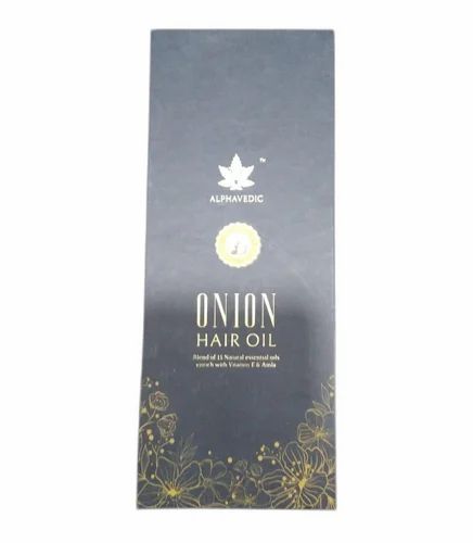 Onion Hair Oil Packaging Box
