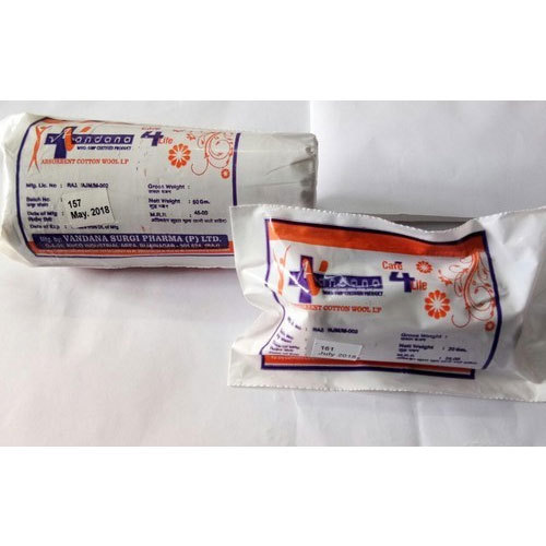 Bleached 100 gms Surgical Cotton Wool IP