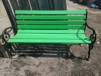 Garden FRP Bench pattis, Without Backrest, 3 Seater