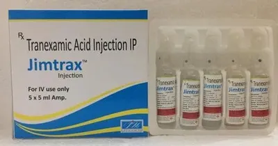 Tranexamic Acid Injection IP, Packaging Type: Ampoule, 5*5ml Amp