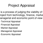 Project Appraisals & Debt Syndication