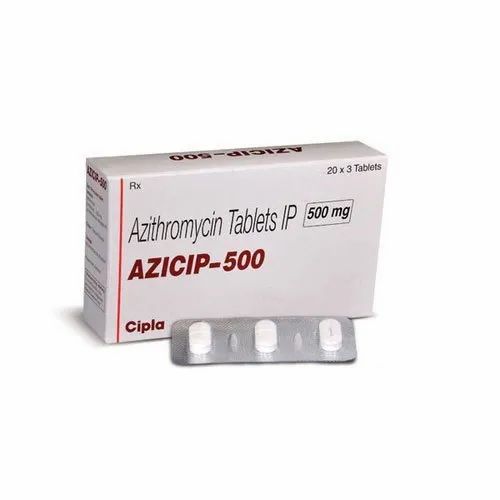 Azicip Azithromycin Tablets, 500 mg