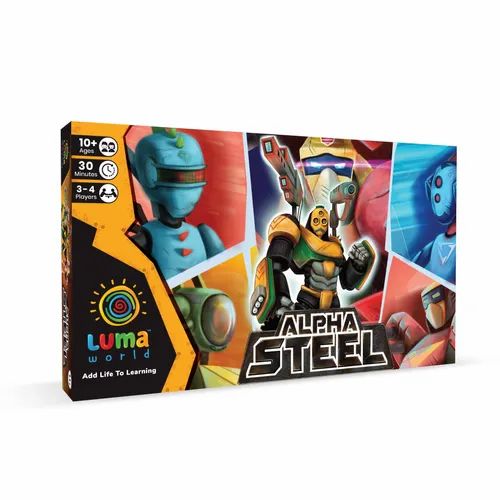 Alpha Steel A Tactical Board Game By Luma World, Number Of Players: 3-4