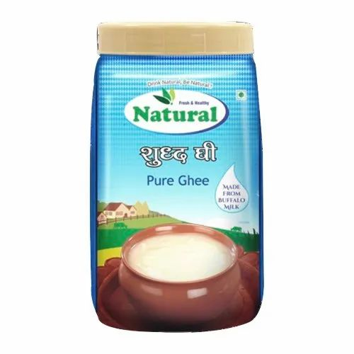 Natural Pure Buffalo Ghee, Packaging Types: Jar