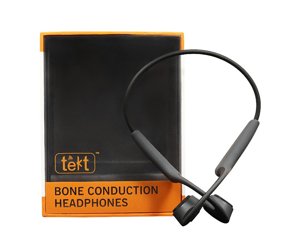 Wireless Black Tekt Bone Conduction Headphone