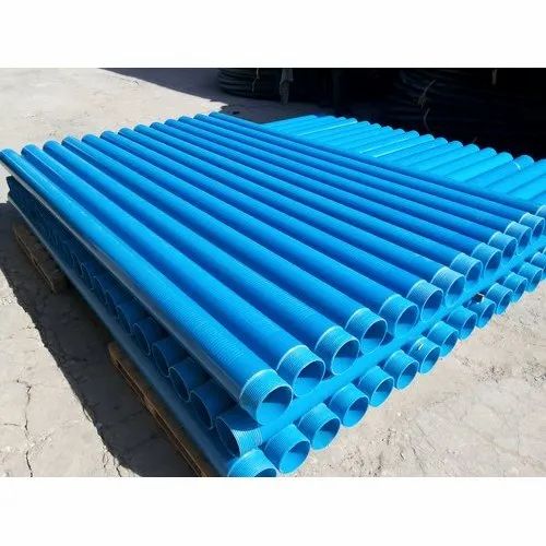 Blue PVC Casing Pipe, Thickness: 2-5 Mm, for Utilities Water