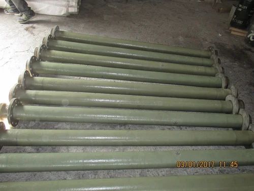 Round Green FRP Pipes