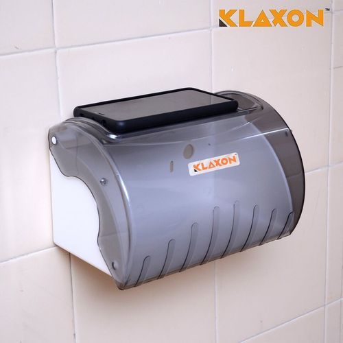 Black Klaxon Toilet Paper Dispenser