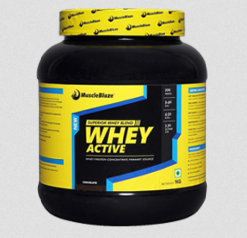 Muscleblaze Whey Active Protein Powder, Packaging Type: Plastic Container