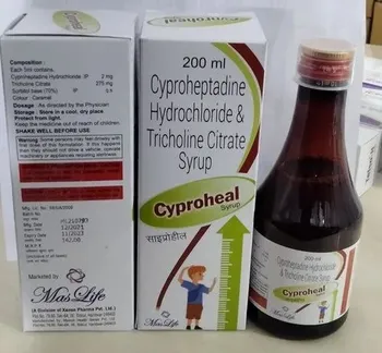 Cyproheptadine Cyproheal Syrup, For Hospital