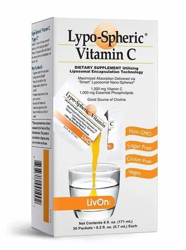 Ascorbic Acid Vitamin C, Livon, 30 Sachets