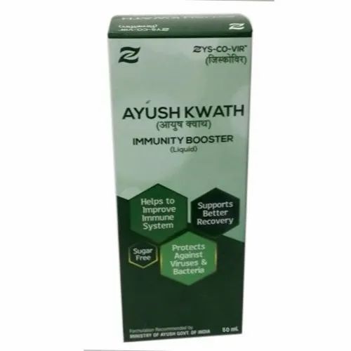 50ml Ayush Kwath ZYS-CO-VIR Immunity Booster Syrup, Prescription