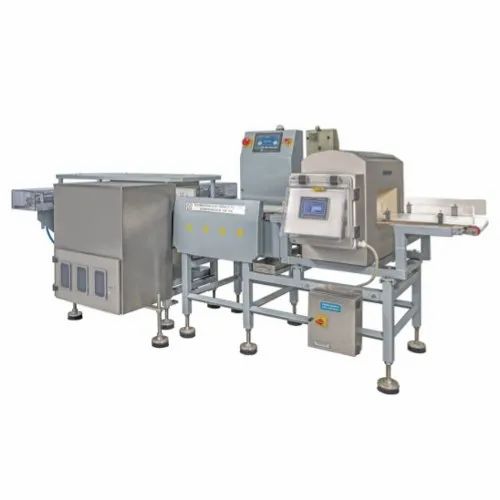 Technofour CW 1200 Check Weigher Metal Detector For Food And Pharma Industry, Power Consumption: 400 VA