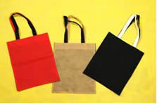 Handle Type: W Cut Printed Non-woven Bags, For Grocery