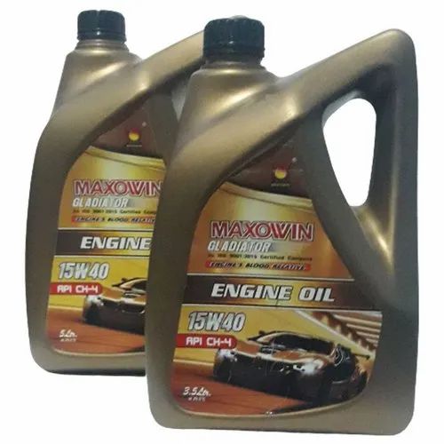 15W40 API CH4 Maxowin Car Engine Oil, Can of 3.5 Litre