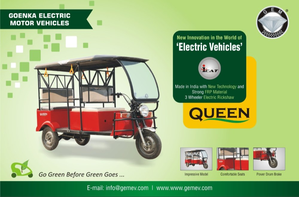GEM 48V Queen+, Vehicle Capacity: 4 Seater, Model Name/Number: Queen Plus
