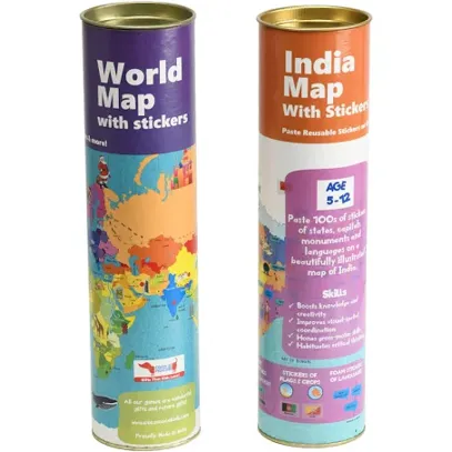 Around The World Geography Maps Combo Pack