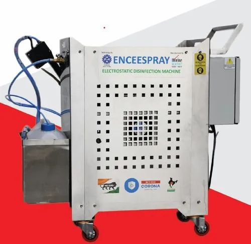 ENCEESPRAY Electric Compressor Based Electrostatic Disinfectant Spraying Machine, Capacity: 10 to 15 liters