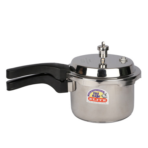 Silver Stainless Steel Induction Pressure Cooker 3 Ltr, For Kitchen