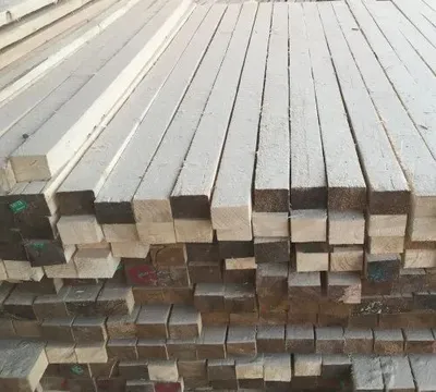 8" Rectangular Spruce Wood Lumber