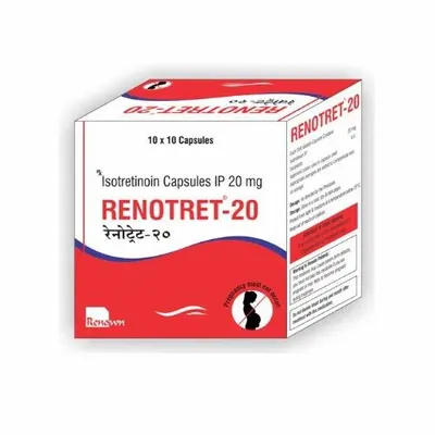 Isotretinoin Capsules IP 20 mg, Renown