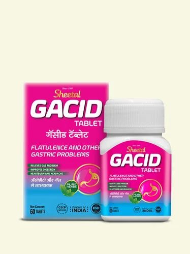 Sheetal Herbal Gacid Tablets, Packaging Type: Bottle