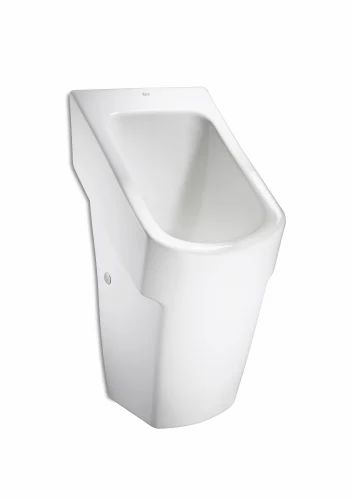 Roca Hall Vitreous China White Wall Hung Manual Urinals, 325 x 335 x 655 mm