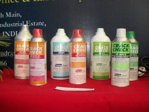 NDT Consumables and Accessories, Packaging Type: Aerosol Can