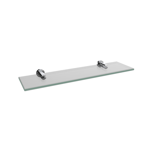 AP BY AUHNA Tube Glass Shelf (Stainless Steel)