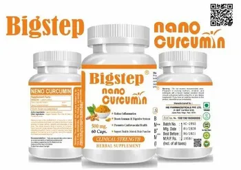 Bigstep Nano Curcumin, Packaging Type: Bottle, Packaging Size: 500mg