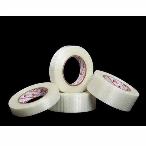 Gripking White Cross Filament PET Tape, For Packaging
