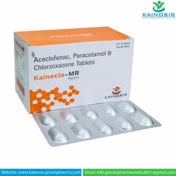 Kaineclo- MR Aceclofenac Paracetamol And Chlorazoxazone Tablets, Prescription