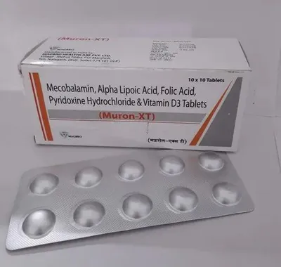 Mecobalamin, A.L.A, Vit B6, Folic Acid Vit. D3, Packaging Type: Sachet