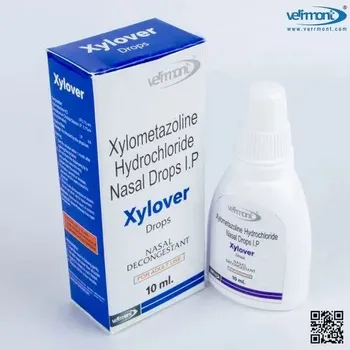 Xylover Xylometazoline Hydrochloride Nasal Drops IP, Liquid, Packaging Size: 10ml