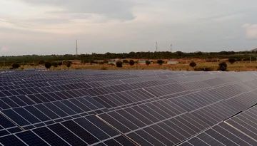 Large Scale Solar Power Plant