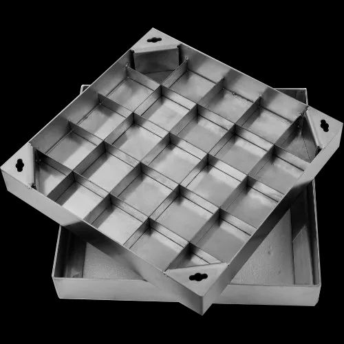 Square Aluminium Recessed Cover, For Industrial