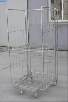 4 MS Chrome Plated RD - Roll Cage Trolley, Load Capacity: 500 Kgs